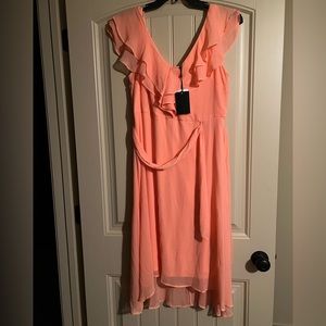 Orange Sherbet DKNY dress NWT